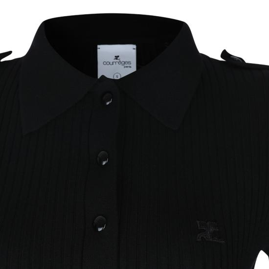 26FW 쿠레쥬 미디 원피스 326MRO906 FI00019999 BLACK - COURREGES