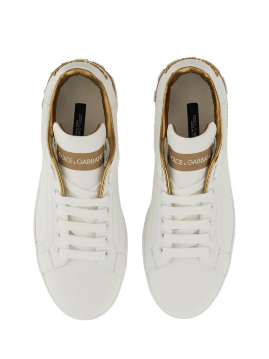 26FW 돌체앤가바나 카프스킨 나파 포르토피노 스니커즈 CK1544 AX6158L315 WHITE - DOLCE & GABBANA