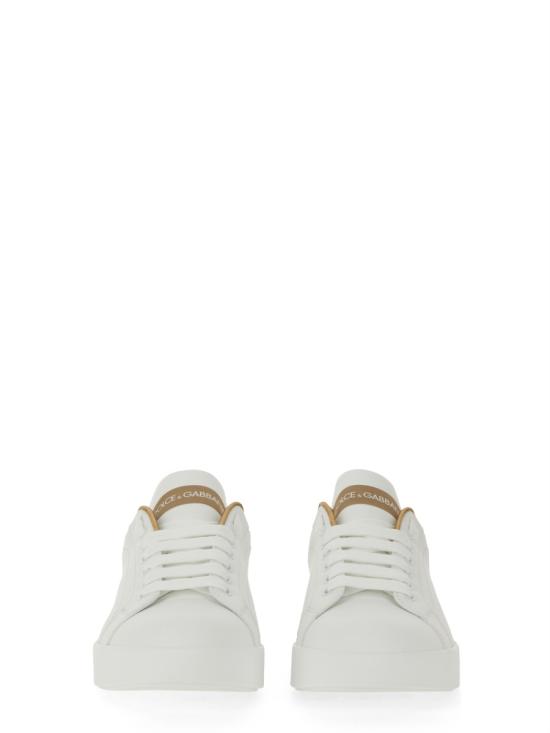 26FW 돌체앤가바나 카프스킨 나파 포르토피노 스니커즈 CK1544 AX6158L315 WHITE - DOLCE & GABBANA
