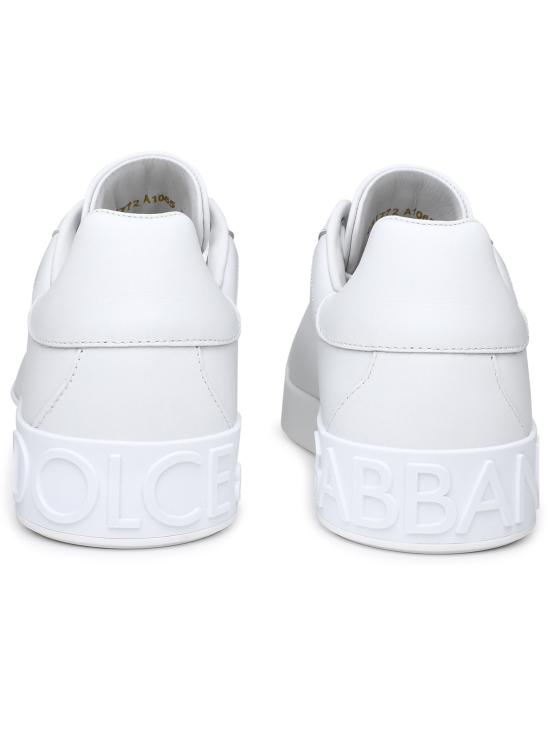 26FW 돌체앤가바나 카프스킨 포르토피노 스니커즈 CS1772 A106580001 WHITE - DOLCE & GABBANA