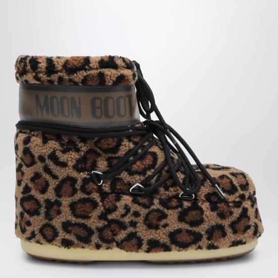 26FW 문부츠 아이콘 나일론 로우 부츠 80D1409960PL Brown