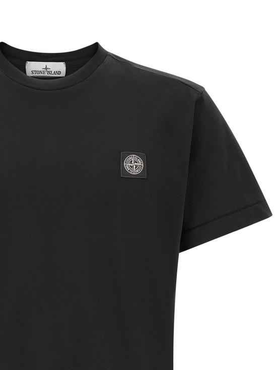 26FW 스톤 아일랜드 반팔 티셔츠 2100027 티셔츠 블랙 - STONE ISLAND