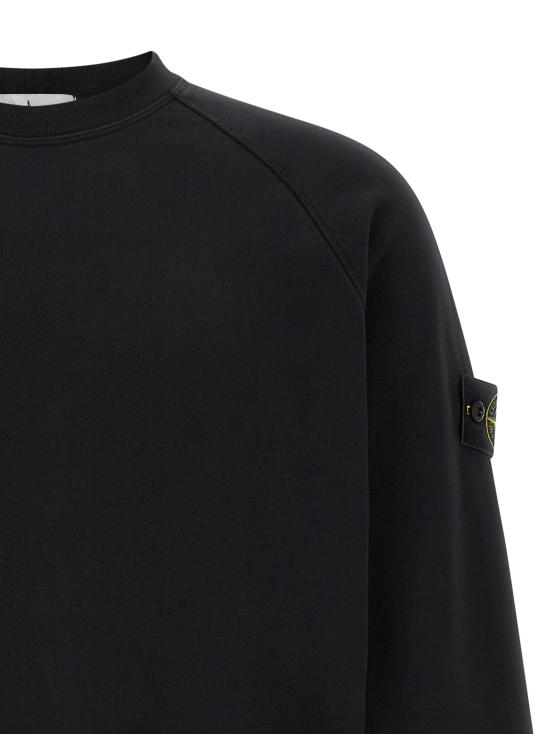 26FW 스톤 아일랜드 긴팔 티셔츠 6100008 스웨트셔츠 블랙 - STONE ISLAND
