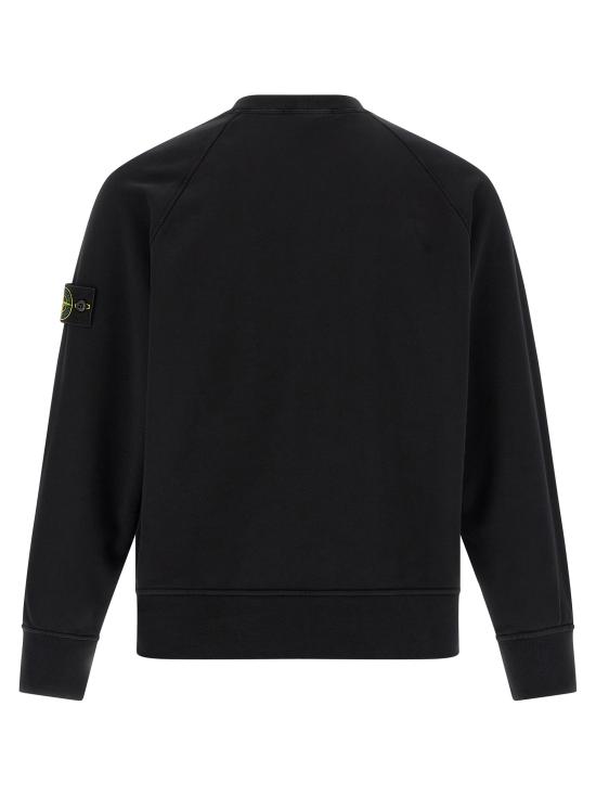 26FW 스톤 아일랜드 긴팔 티셔츠 6100008 스웨트셔츠 블랙 - STONE ISLAND