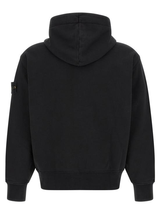 26FW 스톤 아일랜드 긴팔 티셔츠 6100009 스웨트셔츠 블랙 - STONE ISLAND