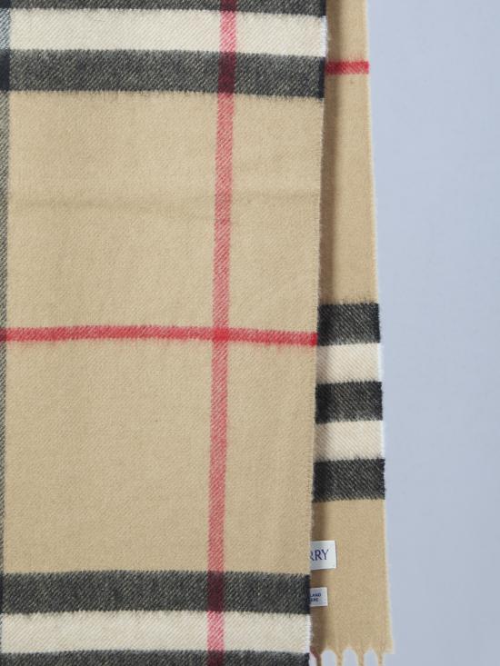 26FW 버버리 빈티지 체크 캐시미어 머플러 8076576 BEIGE - BURBERRY