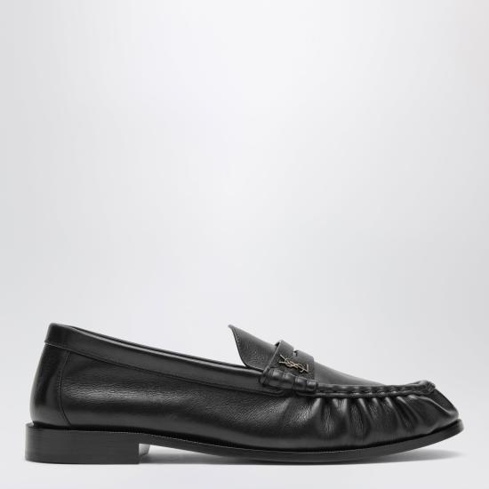 26FW 생로랑 매트 레더 서플 르 로퍼 83947125VAA Black