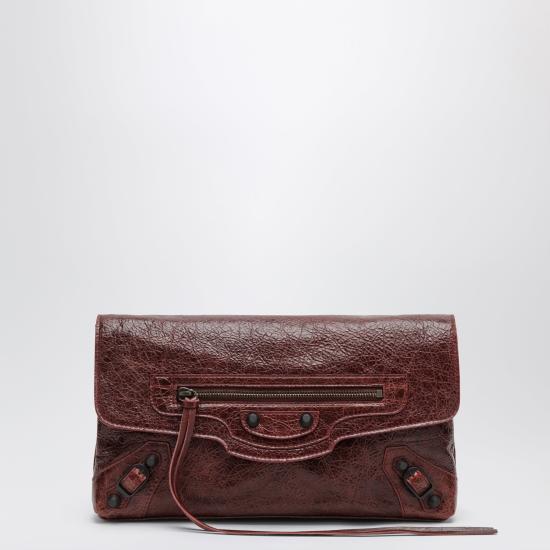 26FW 발렌시아가 르 시티 클러치 8733862ABEK Red