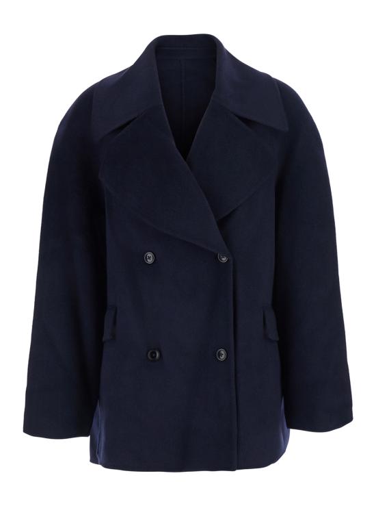 26FW 루루 드 세종 코트 NEILNAVYMELANGE Blu
