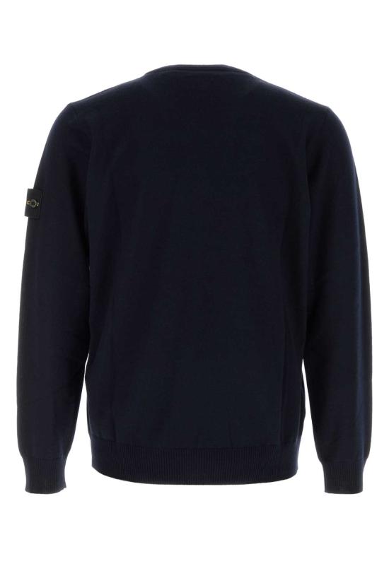 26FW 스톤 아일랜드 라이트 RWS 퓨어 울 크루넥 스웨터 L2S155100071S00C4 V0020 Blue - STONE ISLAND