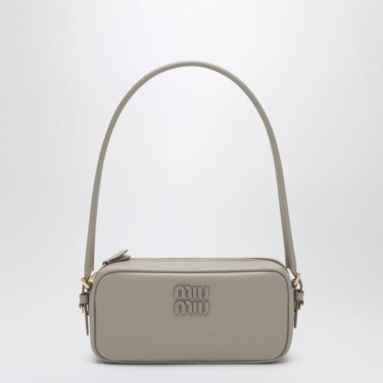 26FW 미우미우 레더 파우치 미우미우 5NE024AF8W Beige