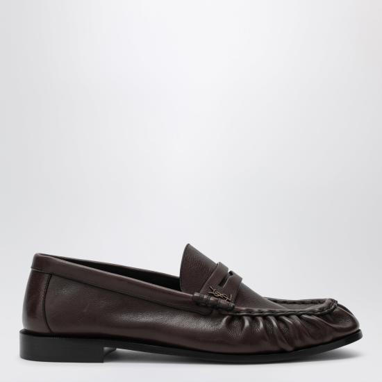26FW 생로랑 매트 레더 서플 르 로퍼 83947125VAA Brown