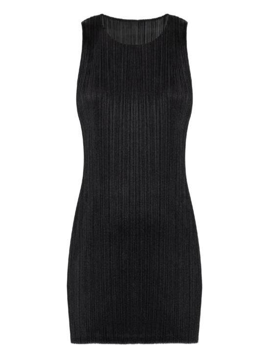 26SS 플리츠플리즈 숏 원피스 PP67JT107 15 BLACK DOM