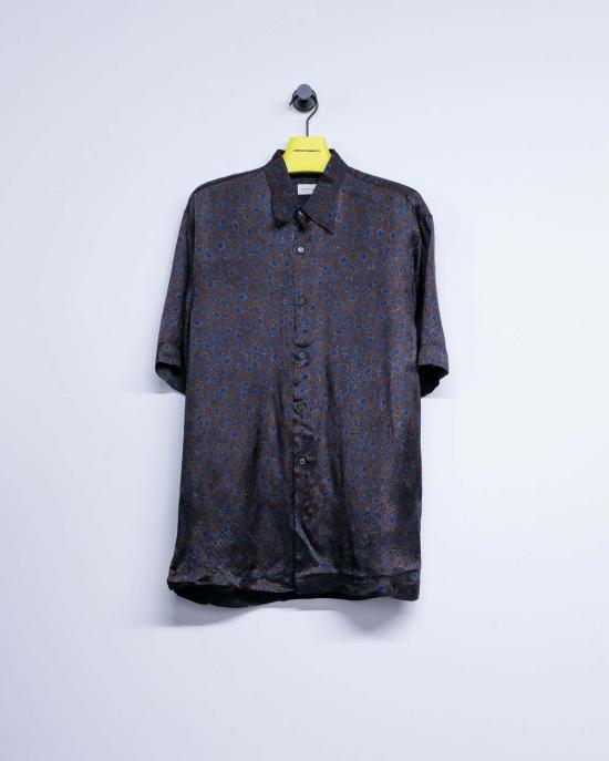  드리스 반 노튼 폴로 티셔츠 Dries Van Noten 플루이드 비스코스 트윌 캐시디 반소매 셔츠