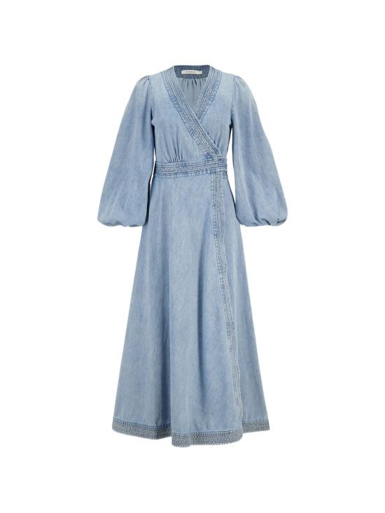 26FW 짐머만 미디 원피스 7266DSS262SKYLK LIGHT BLUE
