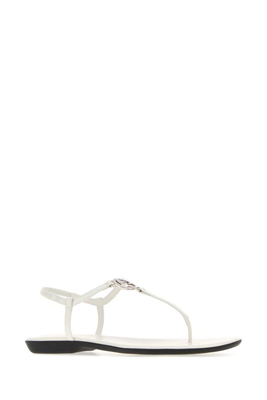 26FW 구찌 인터로킹 G 플립플랍 874699BKO40 9214 WHITE - GUCCI