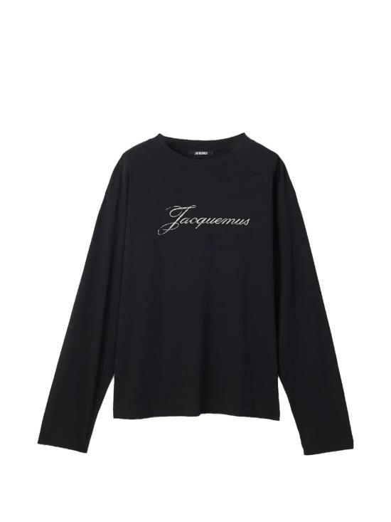 26FW 자크뮈스 긴팔 티셔츠 TSU00351AJ00289 990 Black