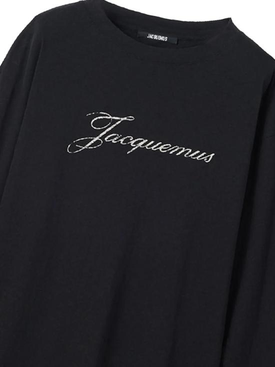 26FW 자크뮈스 긴팔 티셔츠 TSU00351AJ00289 990 Black - JACQUEMUS