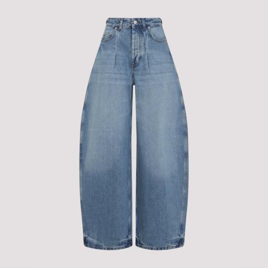 26FW 자크뮈스 더 오발로 드 님 데님 팬츠 PAW00609AD00038 33C BLUE TABAC - JACQUEMUS
