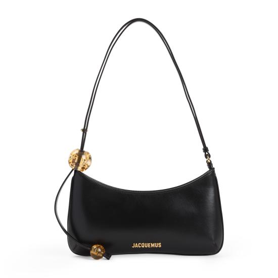 26FW 자크뮈스 비쥬 펄 숄더백 BAW00057AC01C01 990 BLACK - JACQUEMUS
