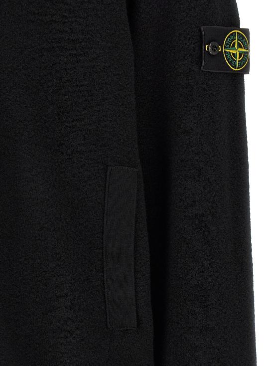 26FW 스톤 아일랜드 니트웨어 배지  스웨터 및 카디건 블랙 - STONE ISLAND
