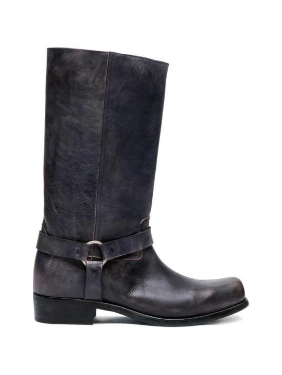 26FW 골든구스 버클&스트랩 하이 바이커 부츠 GWF01057F008235 90100 BLACK