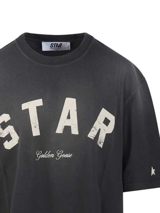 26FW 골든구스 반팔 티셔츠 GUP01873P002419 60666 CHARCOAL - GOLDEN GOOSE