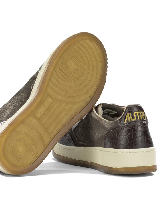 26FW 오트리 메달리스트 로우 레더 스니커즈 AULWCJ01 Brown - AUTRY