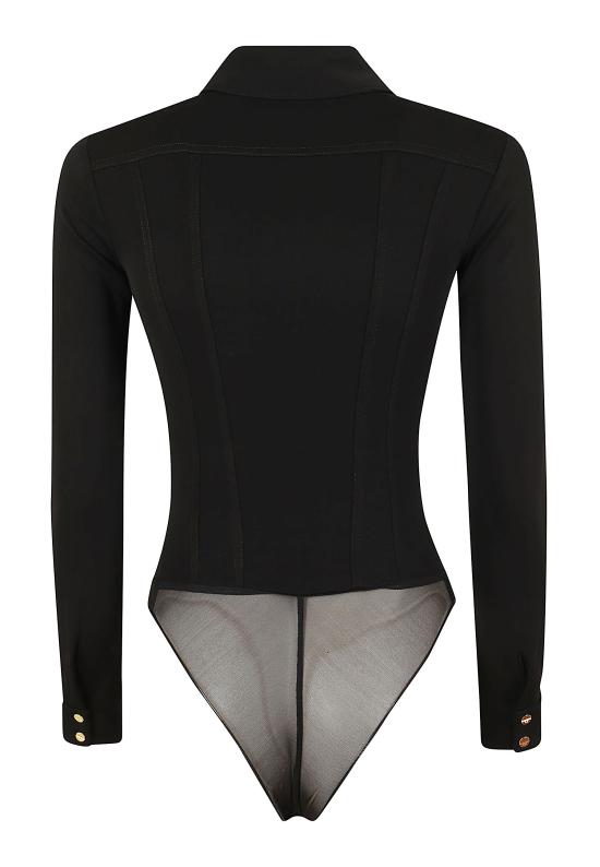 26FW 엘리자베타프랜치 바디수트 티셔츠 CB00466E2 110 NERO - ELISABETTA FRANCHI