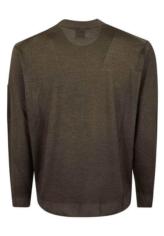 26FW 씨피 컴퍼니 스웨터 21CMKN046A 003247S R30 BROWN - C.P. COMPANY
