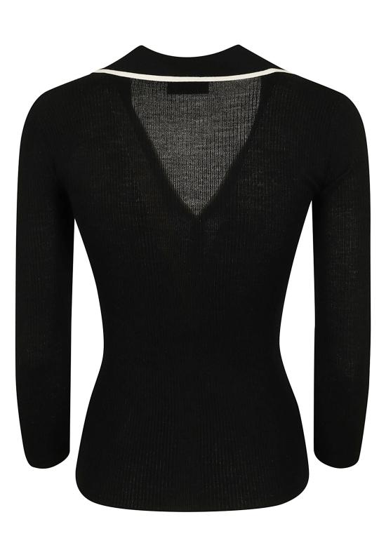 26FW 엘리자베타프랜치 스웨터 MK17B66E2 685 NERO BURRO - ELISABETTA FRANCHI
