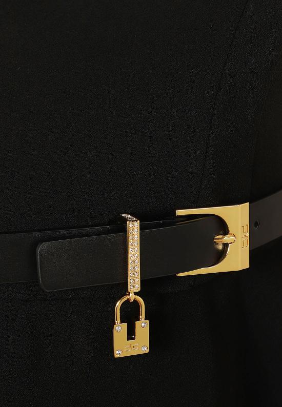26FW 엘리자베타프랜치 미디 원피스 AB97966E2 110 NERO - ELISABETTA FRANCHI