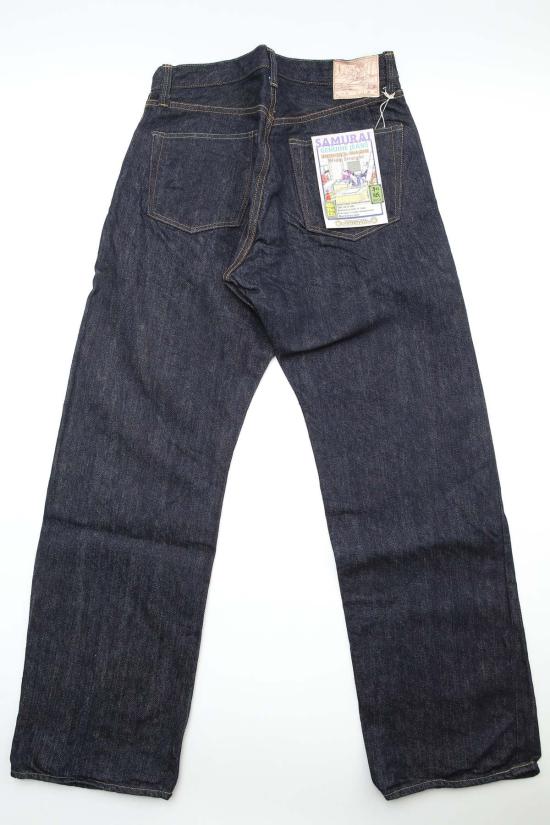  사무라이 진스 데님 팬츠 사무라이 진 310 와시 데님 슈퍼 와이드 S310 XX 와시 원워시 진 - SAMURAI JEANS