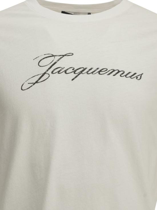26FW 자크뮈스 탑 티셔츠 화이트 - JACQUEMUS