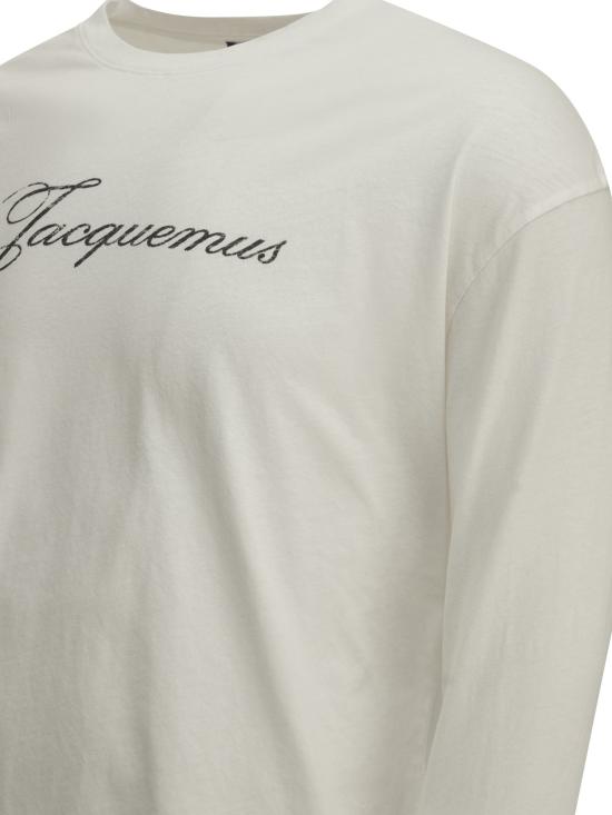 26FW 자크뮈스 탑 티셔츠 화이트 - JACQUEMUS