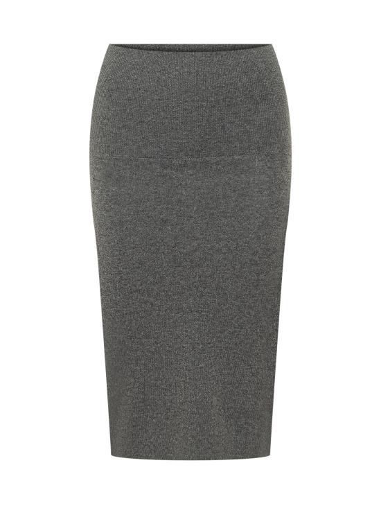 26FW 스텔라 맥카트니 미디 스커트 6K12953S2673 1267 DARK GREY