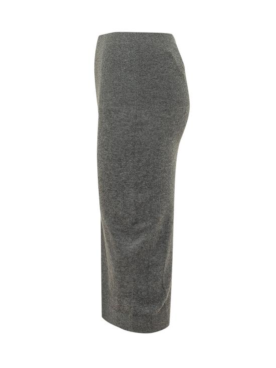 26FW 스텔라 맥카트니 미디 스커트 6K12953S2673 1267 DARK GREY - STELLA MCCARTNEY