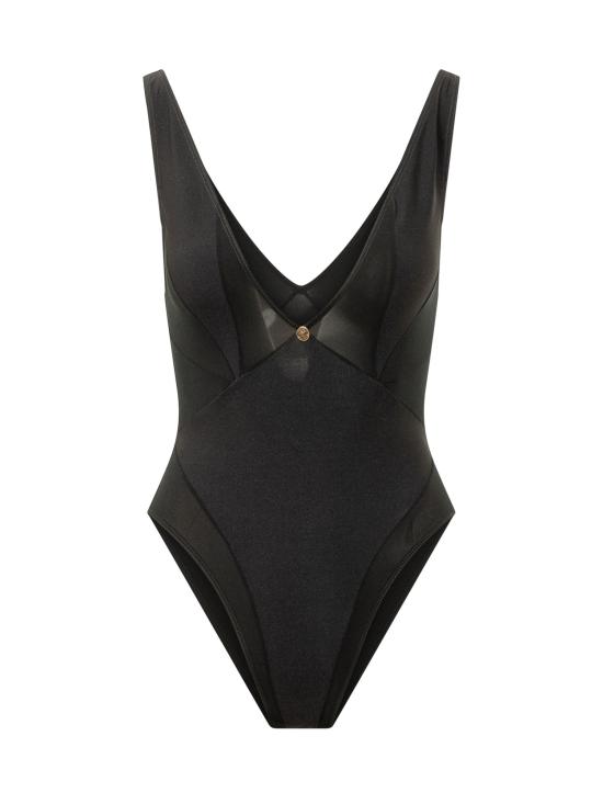 26FW 베르사체 바디수트 티셔츠 10266521A19120 1B000 BLACK