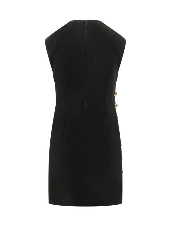 26FW 베르사체 숏 원피스 10266701A13362 1B000 BLACK - VERSACE