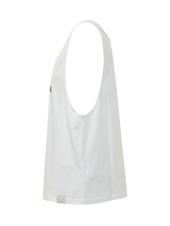 26FW 스텔라 맥카트니 민소매 티셔츠 6J04843SQB15 9000 PURE WHITE - STELLA MCCARTNEY