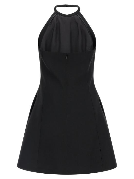 26FW 발렌티노 가라바니 원피스 드레스 앞면 자수 장식 블랙 - VALENTINO GARAVANI