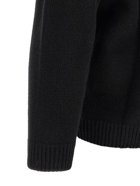 26FW 오프화이트 니트웨어 세로형 북적거리는 스웨터와 가디건 (화이트/블랙) - OFF WHITE