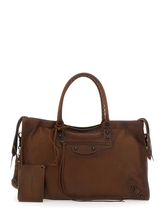 26FW 발렌시아가 토트백 8657652ACML2247 Brown