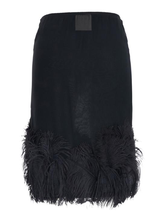 26FW 세미쿠튀르 스커트 S6WU40Y690 Black - SEMI-COUTURE