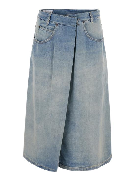 26FW 마르지엘라 데님 스커트 S51ME0066M30034962 Blu