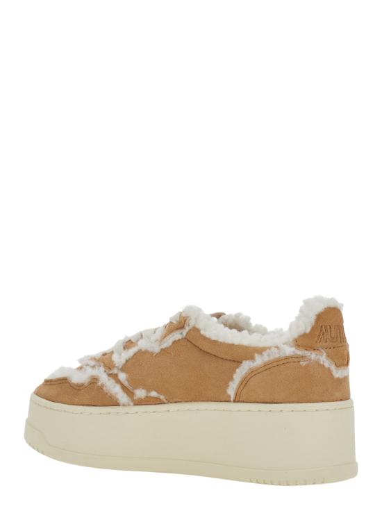 26FW 오트리 메달리스트 플랫폼 스니커즈 PTLWGX01COGNAC Beige - AUTRY