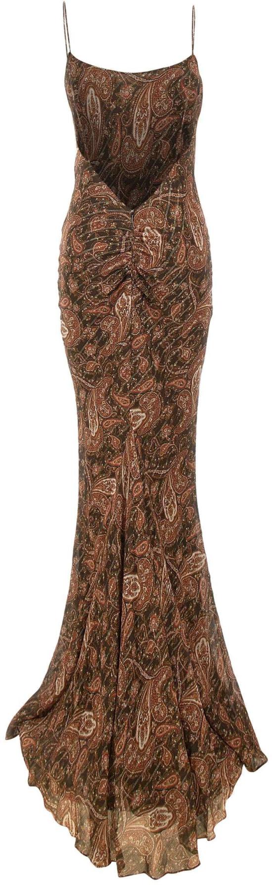 26SS 안다마네 롱 원피스 TM190131BTNV143PAISLEY BROWN - ANDAMANE