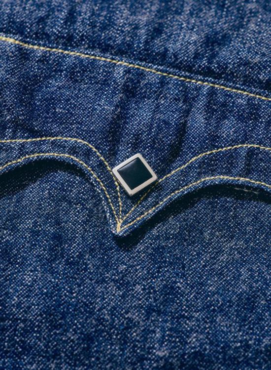  사무라이 진스 데님 셔츠 사무라이 진 [Swd L01] 10온스 웨스턴  카모메 - SAMURAI JEANS