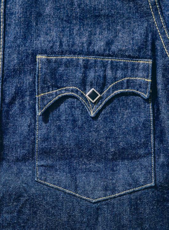  사무라이 진스 데님 셔츠 사무라이 진 [Swd L01] 10온스 웨스턴  카모메 - SAMURAI JEANS
