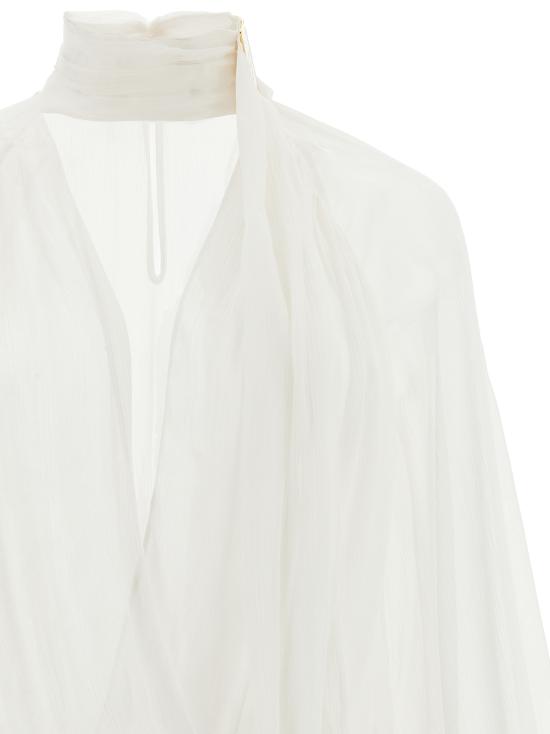 26FW 엘리자베타프랜치 바디수트 티셔츠 CB00566E2360 White - ELISABETTA FRANCHI